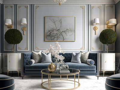 Modern Living Room Interior in Bangalore