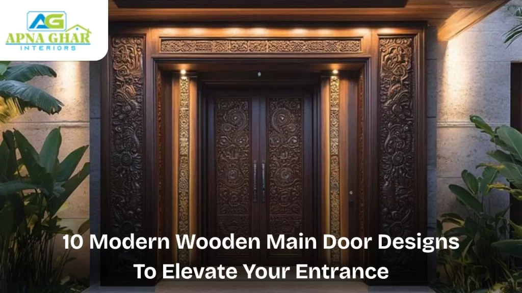 10 Modern Wooden Main Door Designs To Elevate Your Entrance